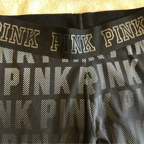 Victoria’s Secret Black and Gray PINK Leggings - Picture 5 of 5